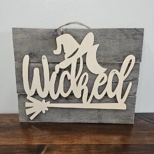 Wicked Witch Wooden Wall Art